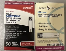(True Metrix)Different box style same Test Strips- 100ct .Exp-04/2026+