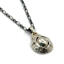 Georg Jensen items GEORG JENSEN 1997 Heritage silver necklace 925 necklace