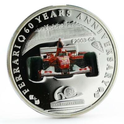 FERRARI 60TH ANNIVERSARY シルバーコイン FERRARI 60TH ANNIVERSARY シルバーコイン