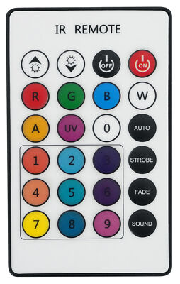 Par Led Batteria Proiettore LED Rockville PAR 61 Ricaricabile - RGBWA+UV, DMX, Telecomando, Per DJ E Stage Luce Da Palco Rockville