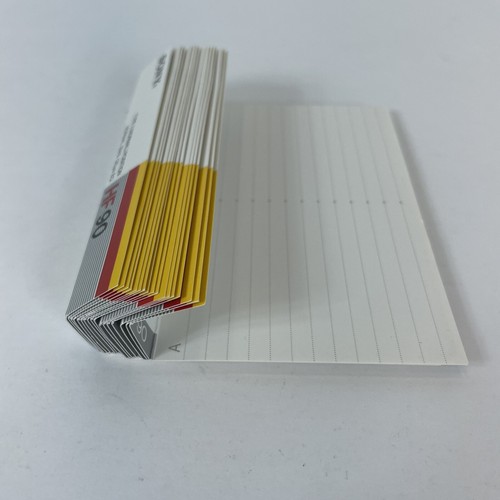 SONY J-Cards And Sticker labels Blank Lot of 17 insert with 12 stickers Cassette - Picture 5 of 8