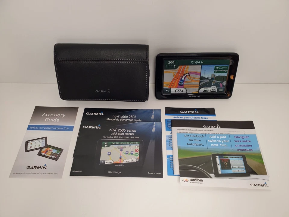 Garmin nüvi 2505 Series GPS Bundle - With Paperwork + Charger - Image 3 of 3