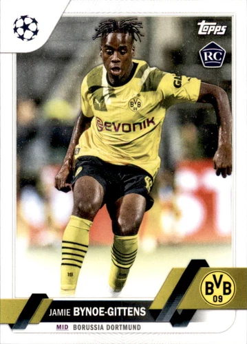 2022-23 Topps Finest UEFA Club Competitions Jamie Bynoe-Gittens #43
