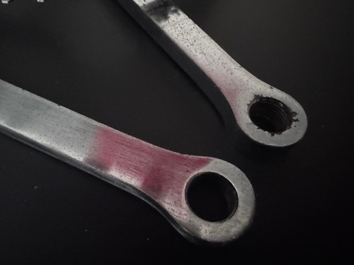 Guarnitura Frejus, 170 49/46 chiavelle bici Vintage bike crankset 50s - Imagen 6 de 12