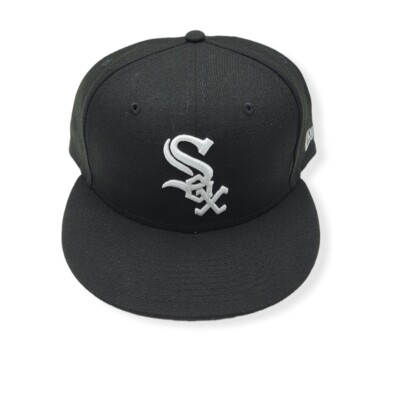 New Era Chicago White Sox 59Fifty Basic Black Fitted Hat Cap | eBay