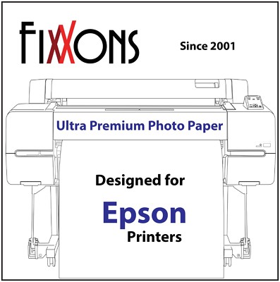 Ultra Premium Glossy Inkjet Photo Paper 44'' x 100'  for Epson