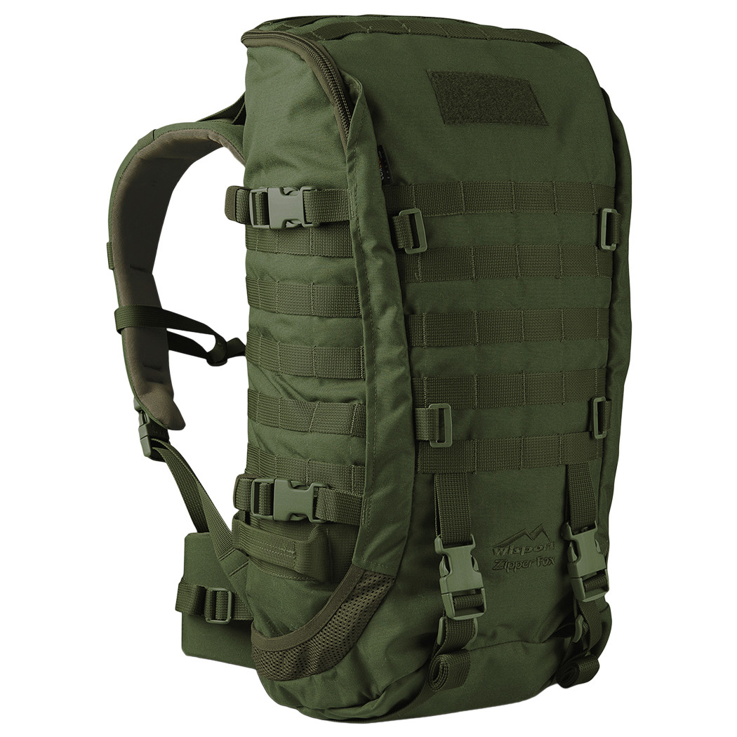 Wisport Zipperfox 40L Caza Mochila Hidratación Molle Mochila Aceituna Verde Del