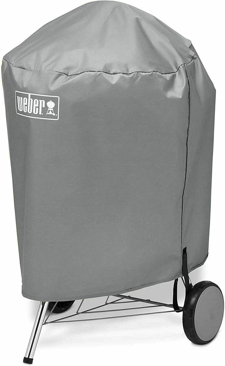 WEBER 7176 22 Inch Charcoal Kettle Grill BBQ Cover Grey eBay