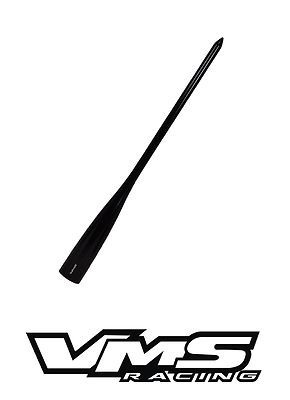 BLACK VMS RACING 13'' SPIKE LONG AM/FM SCREW-IN RADIO ANTENNA FOR JEEP SUV 4X4