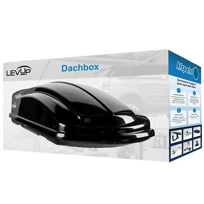 LEVUP Gepäckbox Space 630 Duo schwarz, glänzend 630 Liter NEU