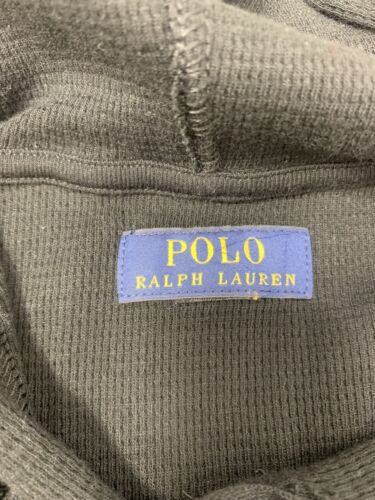 Polo Ralph Lauren nera bianca maglione con cappuccio media leggera - Foto 4 di 8