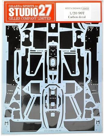 スタジオ27　ST27-FK2088B　1/20　002 TEST '99 STUDIO27/Studio 27] 1/20 99T Carbon Decal | eBay