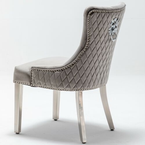 Marble 130, 160, 180 cm Dining Table with 6 Velvet Chairs Black Cream Grey White - Picture 6 of 64