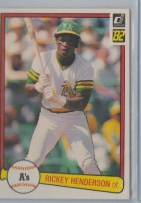 RICKEY HENDERSON '82 DONRUSS-YOU NEED TO SWIPE THE ALLTIME STOLEN BASE KING NOW!