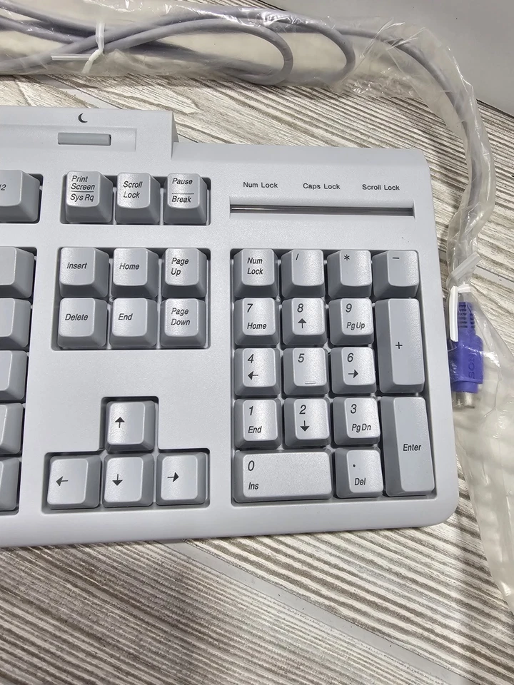 VINTAGE Sony Vaio PCVA-KB4P/U PS/2 Wired Computer Keyboard Brand New - Image 3 of 4
