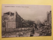 Messina - Earthquake 1908 - Via Garibaldi and Palazzo del Prefetto.