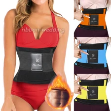 Faja Colombiana Waist Trainer Gym Belt Sauna Sweat Workout Slimming Body Shaper