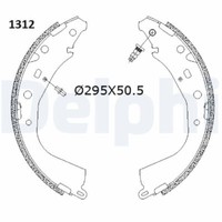 Delphi Bremsbackensatz Bremsbacken Hinten FüR Toyota Hilux Viii Pick-Up GUN1