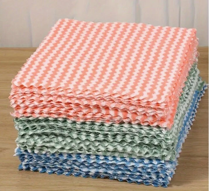 Суперабсорбирующие многоцелевые кухонные полотенца из микрофибры набор из 10 - Изображение 2 из 4