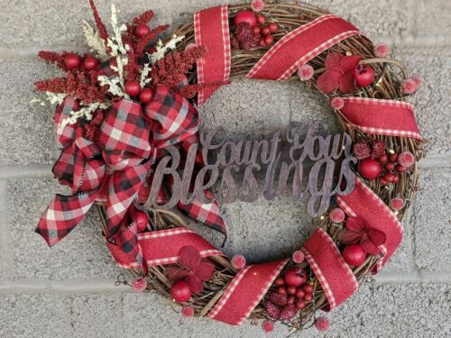 クリスマス HAPPY HOLIDAYS WREATH LARGE XLarge 27 In Diameter Wreath Happy Holidays W Red Cardinals