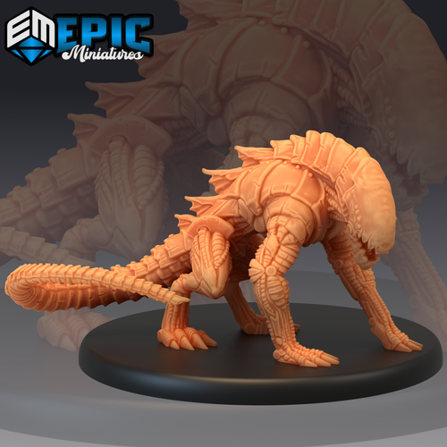 HOUND OF TINDALOS, Dungeons and Dragons Miniature, D&D, Epic Miniatures, Fantasy - Picture 3 of 6