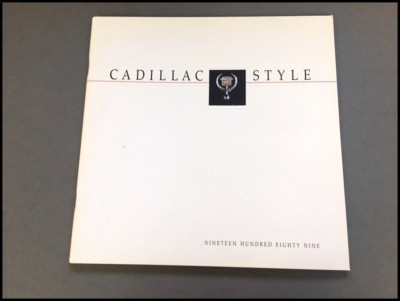 1989 Cadillac 84-page Car Brochure Catalog Fleetwood Brougham DeVille Eldorado