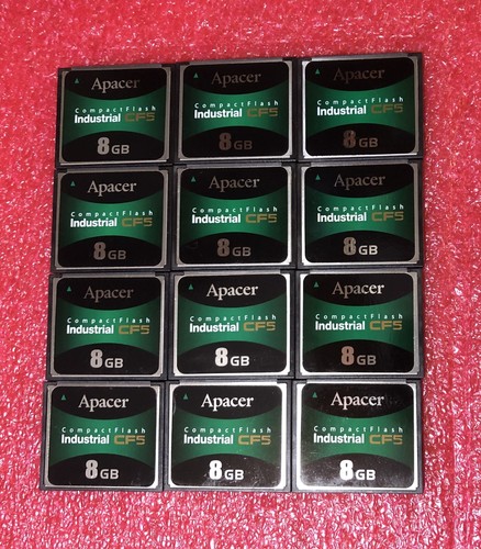 Apacer, AP-CF008GR9NS-NRA, Memory Cards CF5 8GB 12 pcs. Cleaned and Reformatted. - Picture 4 of 4