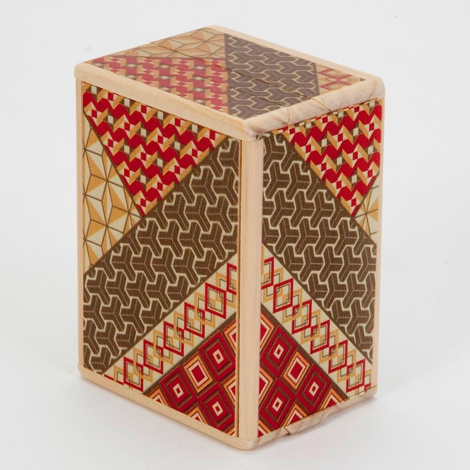 Detailed Mosaic Secret Puzzle Box 7 Step Solution Wooden Money Box Brainteas eBay