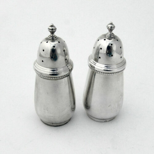 Fisher Sterling Silver In Antique Us Sterling Silver Salt & Pepper
