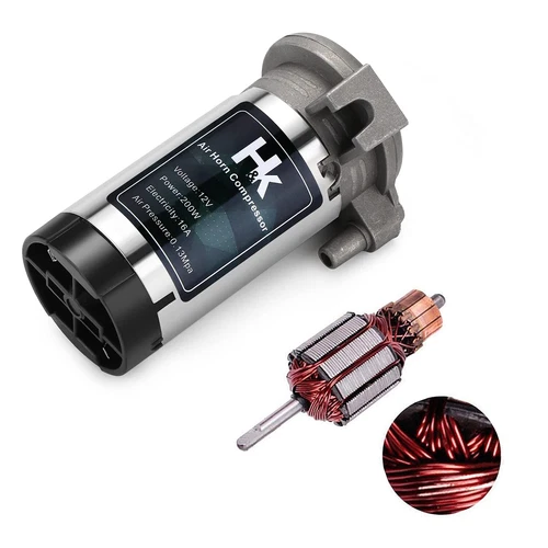 Compresor de Aire de Repuesto, Bomba de Aire 12V 150db para Bocina, Vehículo Camión Coche - Imagen 2 de 10