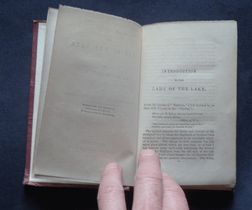 THE LADY OF THE LAKE by Sir Walter Scott, Bart: Scottish Poetry / Verse / 1859 - Imagen 8 de 9