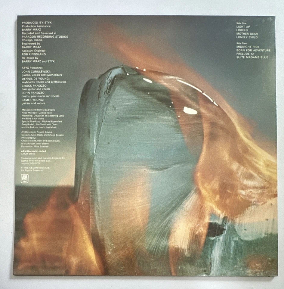 Styx – Equinox  12" Vinyl Album Lp Rock 1976 Uk Issue Ex / Ex Condition - Image 3 of 4