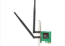 Wireless N300 PCI-E WiFi Adapter, 300 Mbps 2.4 GHz PCI Express Network Card...