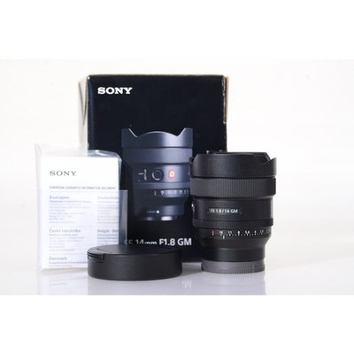 Sony SEL14F18GM FE 1,8/14 GM für Sony E-Mount Vollformat - 14mm F/1.8 GM Wie NEU