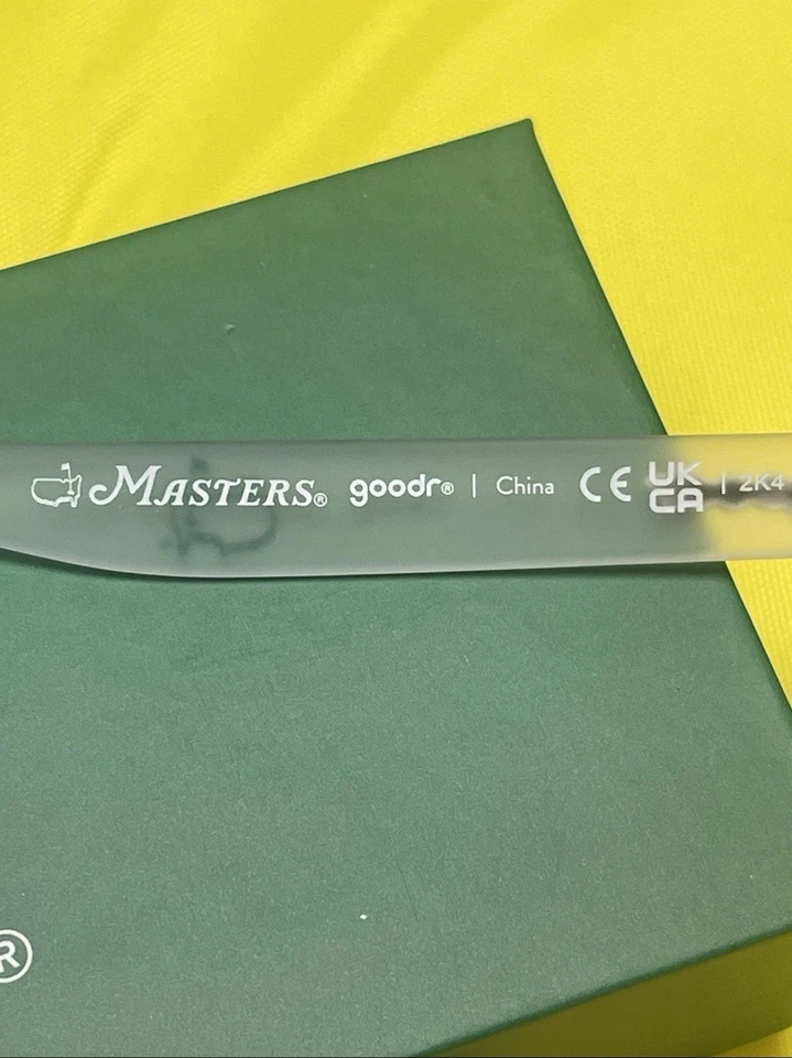 Óculos de sol 2025 Masters Golf Tournament Goodr - Souvenier - Imagem 3 de 4