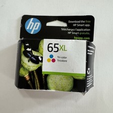 HP 65XL Tri Color Ink Cartridge New Sealed Exp. Aug. 2026