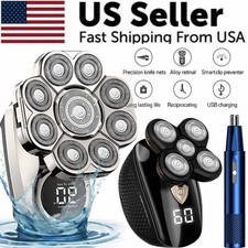 Mens USB Electric Shaver Trimmer Razor Rechargeable Hair Beard Shaving Machine