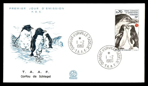 Mayfairstamps French Southern and Antarctic Lnads FDC 1980 Penguins First Day Co