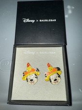 NEW Disney X Baublebar Minnie Mouse Witch Sparkle Earrings 🆓📦