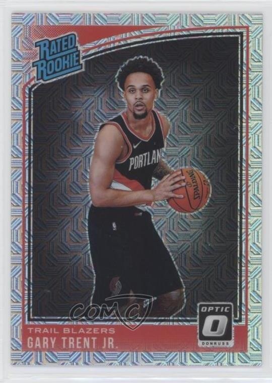 2018-19 Panini Donruss Optic Rated Rookie Choice Prizm Gary Trent Jr #199 5l1