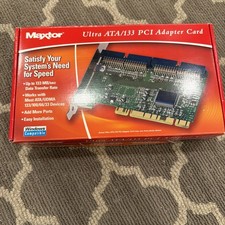 Maxtor Ultra ATA133 PCI Adapter Card w Instal...