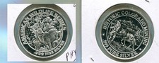 COLORADO MINING DEER WILDLIFE SERIES .65 OUNCE SILVER ROUND 8371T 87.68 per troy oz