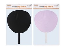 Large Flexible Hand Fans 295 x 280mm