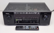 Denon AVR-S700W 7.2 Channel Multimedia Network AV Receiver Remote Bundle, Tested