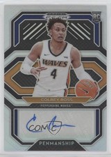 2021-22 Panini Prizm Draft Picks College Penmanship Silver Colbey Ross Auto 1a73