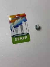 Pokémon 2024 Vancouver Regionals Die & Vancouver Staff Badge