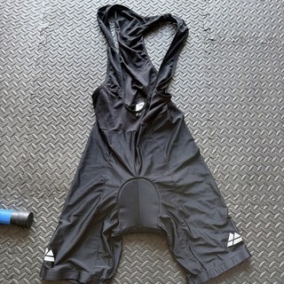 D Endurance Men’s Padded Cycling Bib Shorts Black PolyesterElastane XL & Gloves