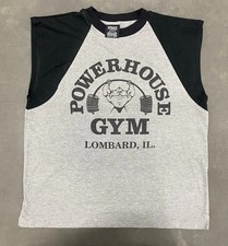 Vintage Powerhouse Gym Golds gym T-Shirt Mens L   MINT CONDITION