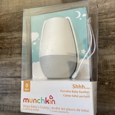 Munchkin Shhh Portable Baby Sleep Soother Sound Machine and Night Light NEW