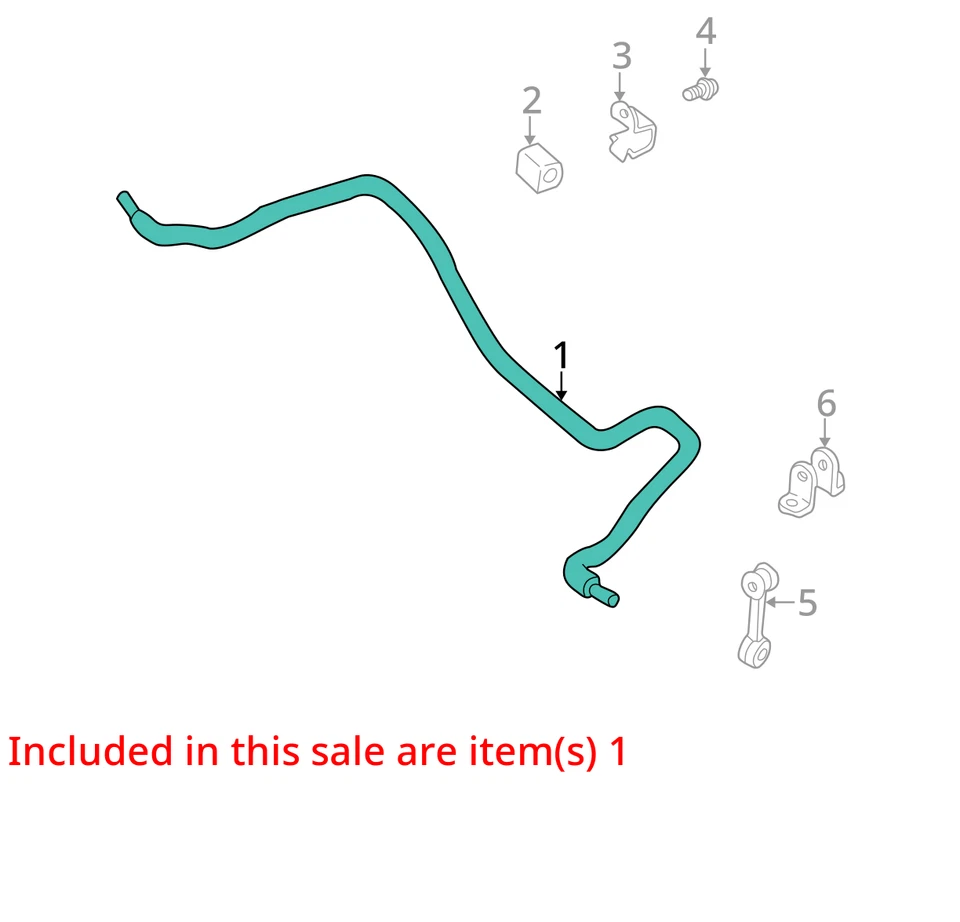 2003 BMW 325i RWD Rear Stabilizer Bar OEM 138K Miles - LKQ352420349 - Image 4 of 4